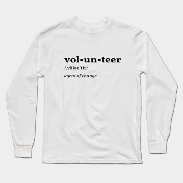 VOLUNTEER tee Long Sleeve T-Shirt by teetrendstyles